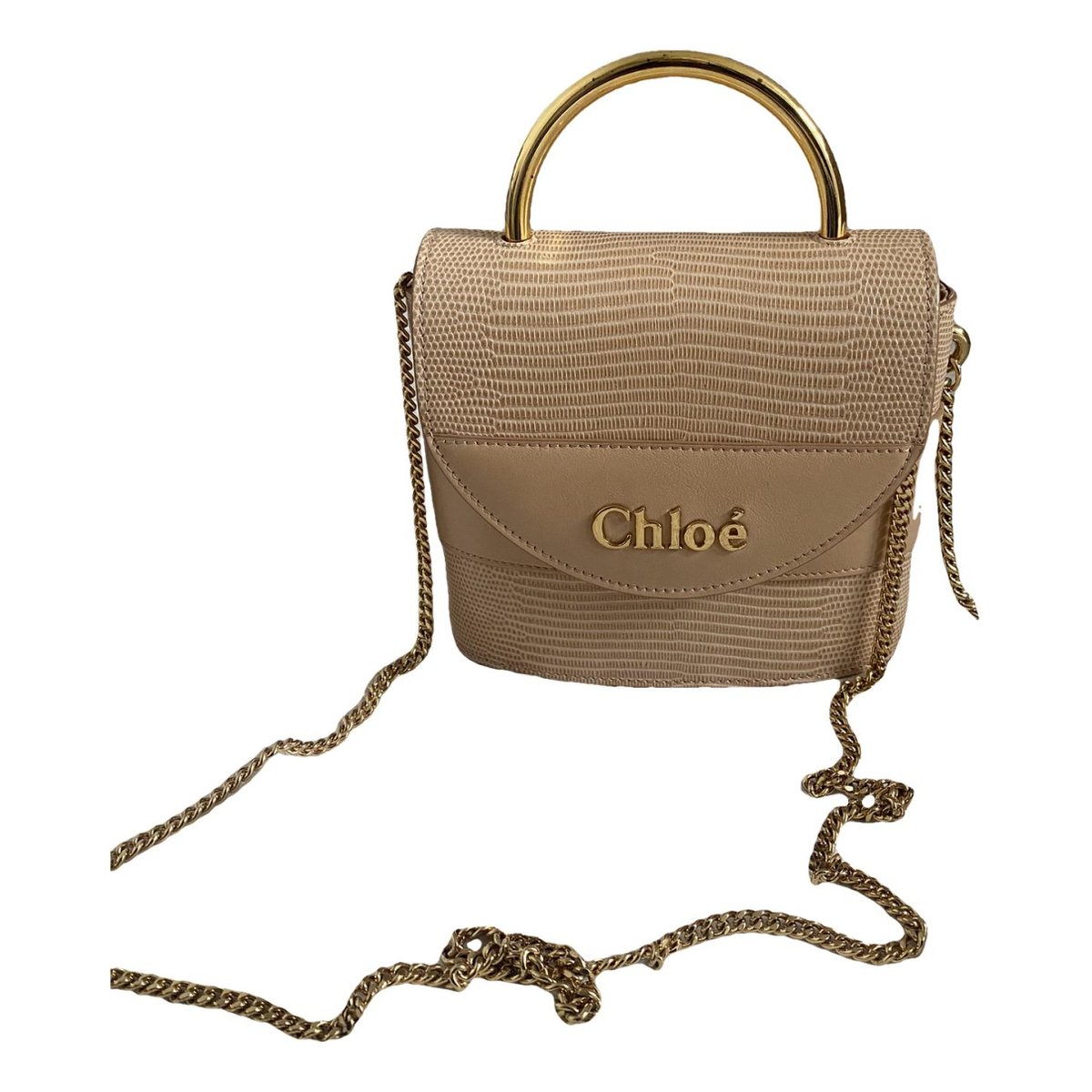 Aby Lock leather handbag