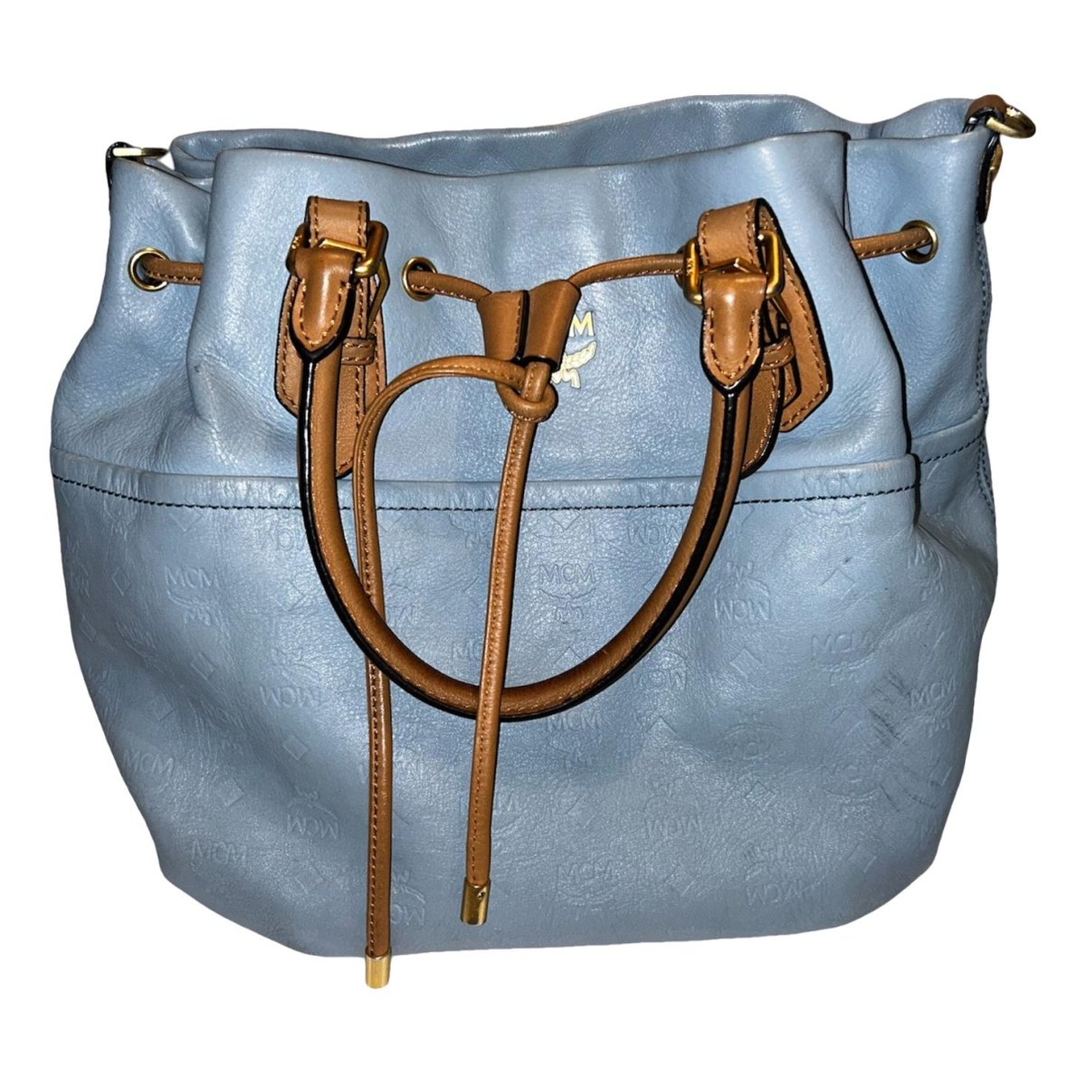 Heritage Drawstring leather handbag