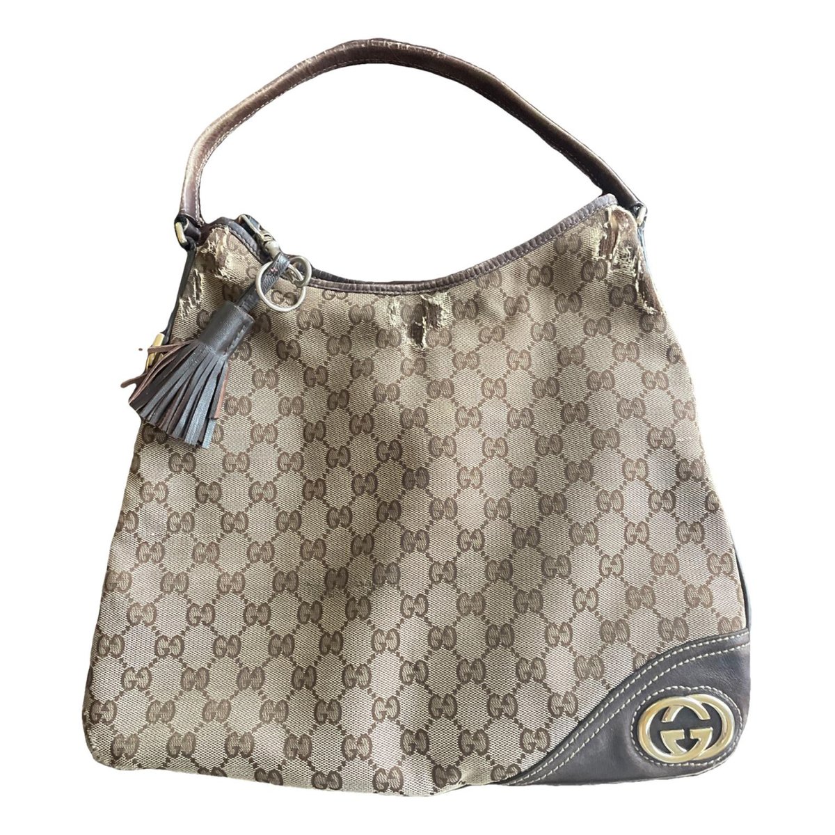 Miss GG leather handbag
