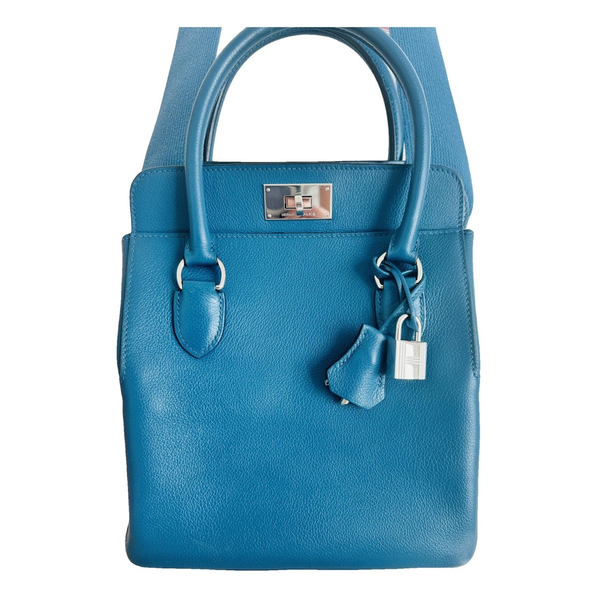 Toolbox leather handbag