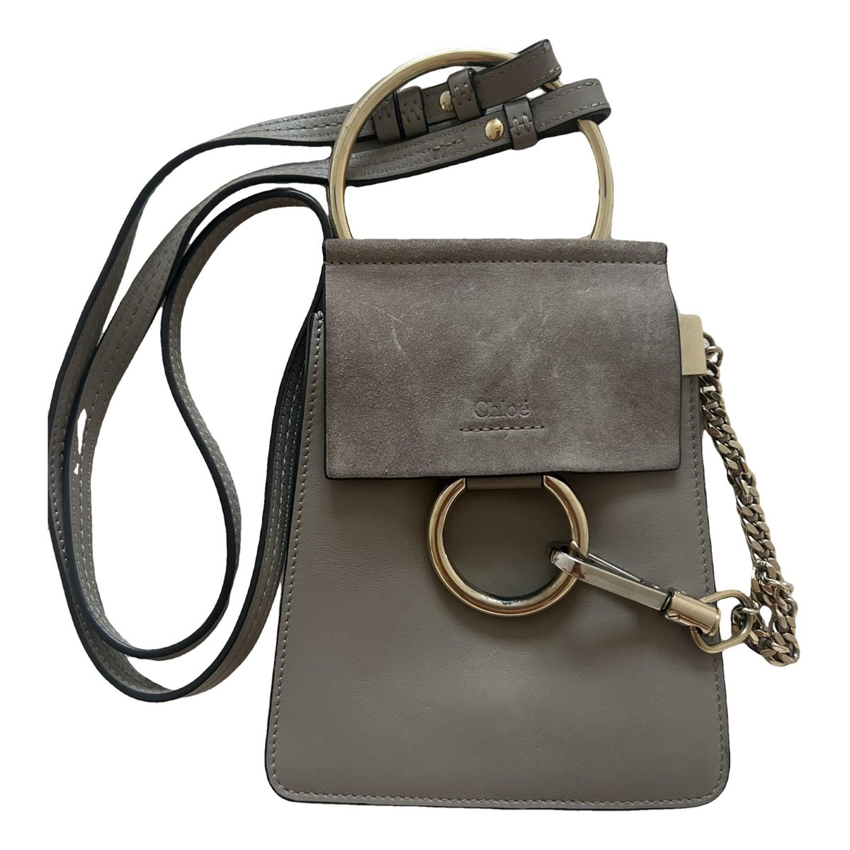 Faye leather crossbody bag