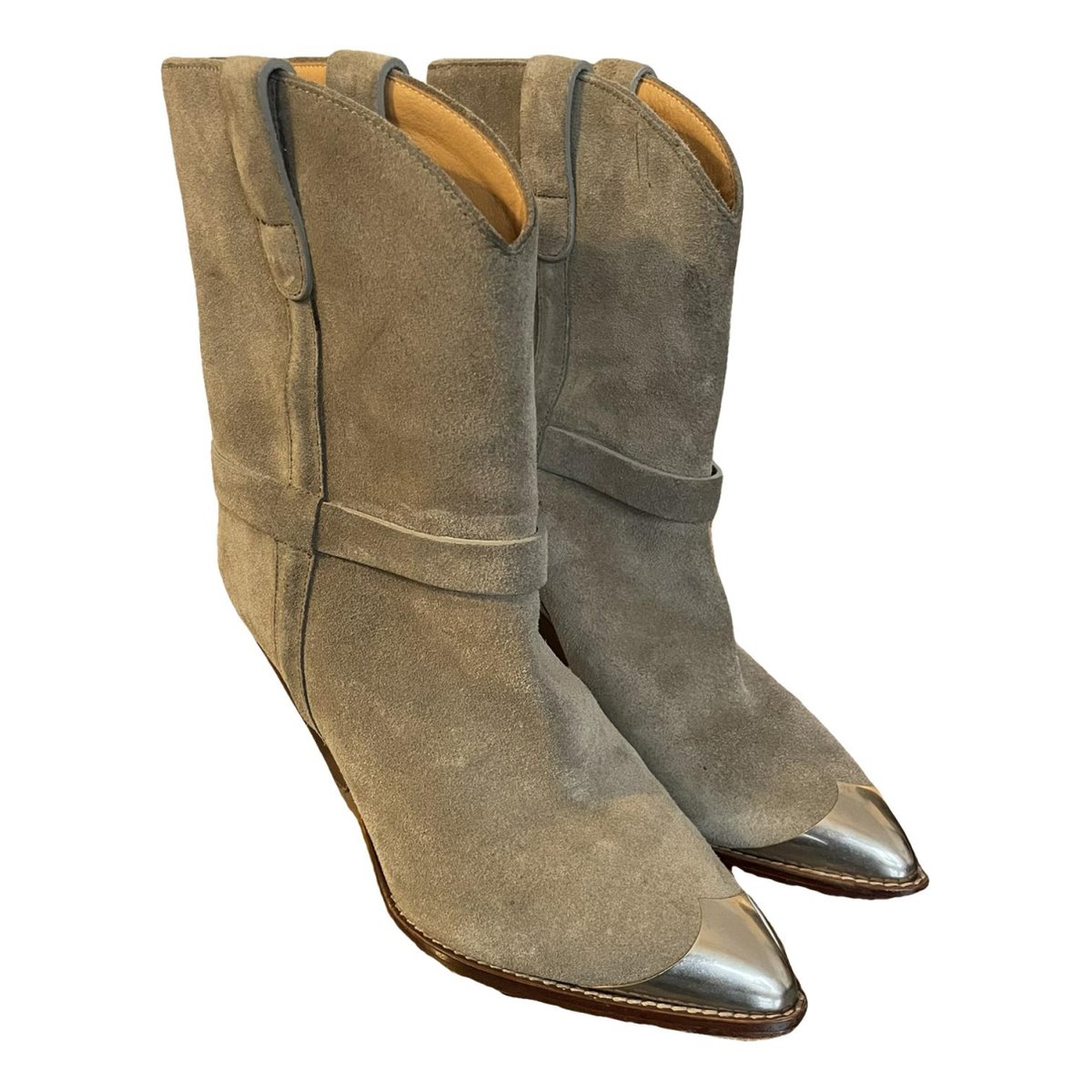 Lamsy leather cowboy boots