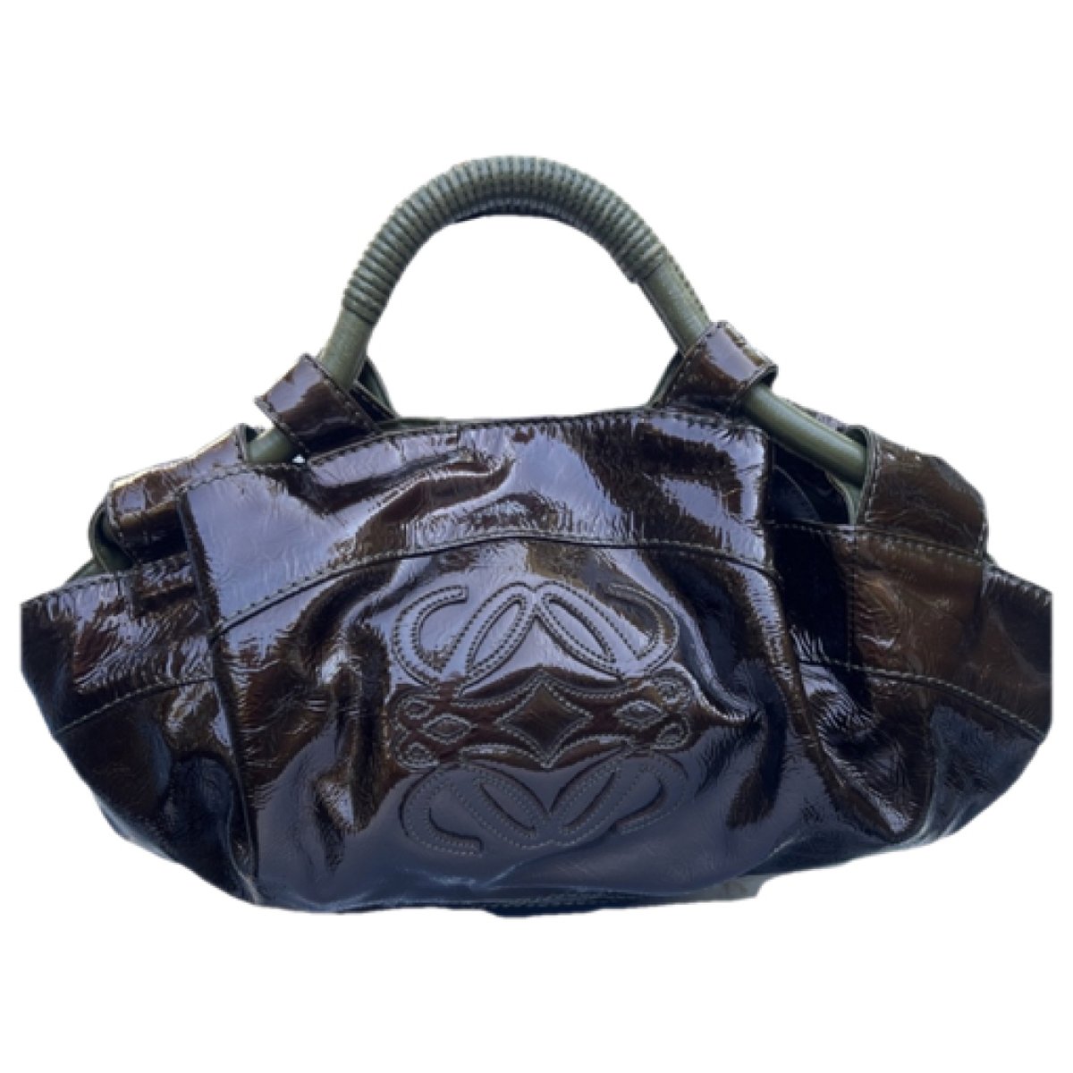 Hammock leather handbag