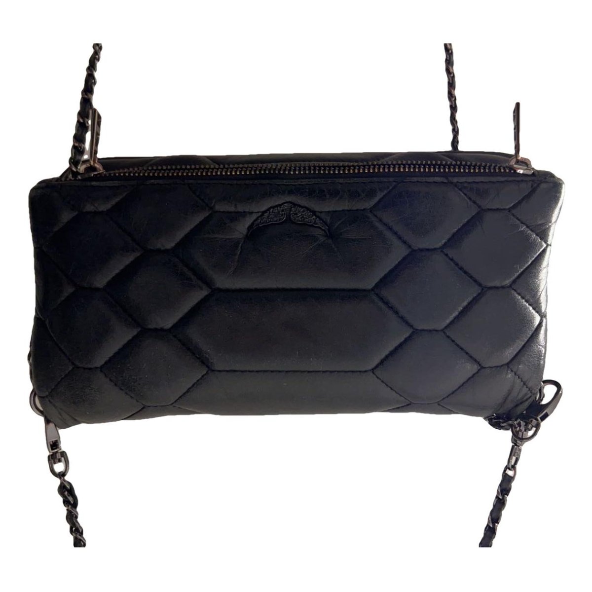Rock leather crossbody bag