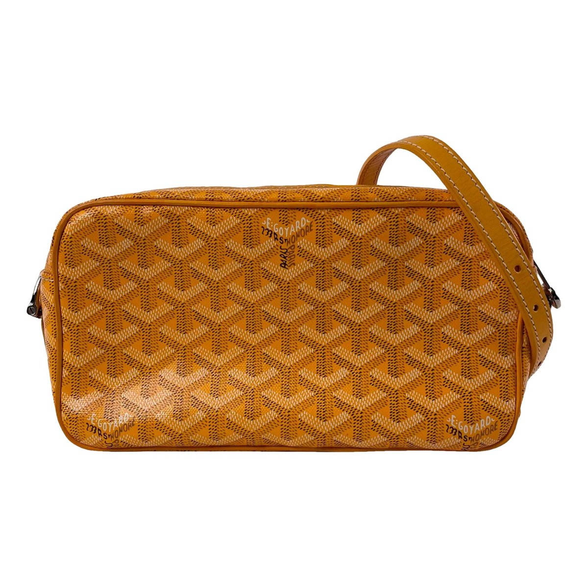Cap vert leather crossbody bag