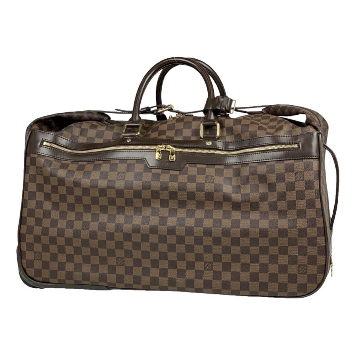 Eole leather travel bag