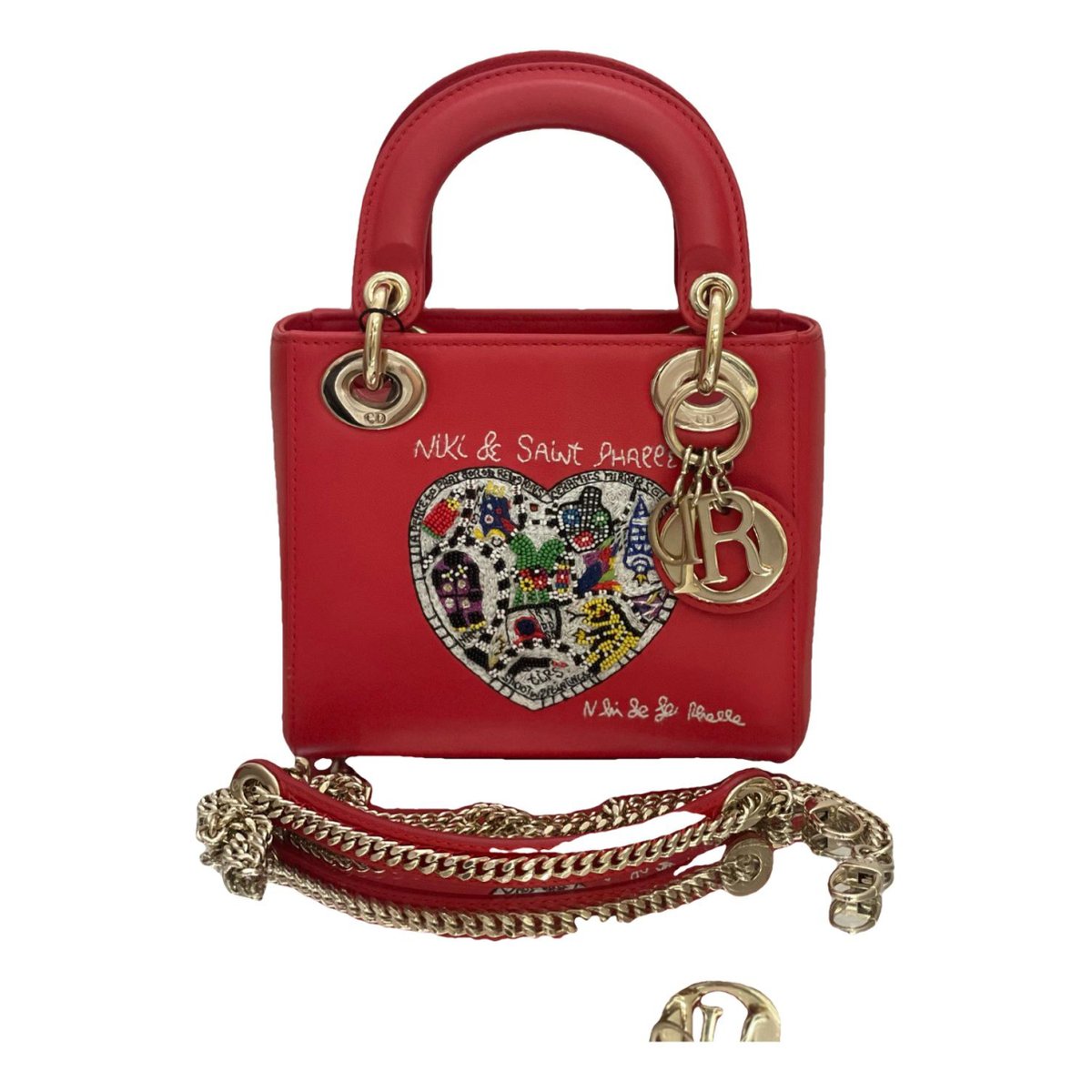 Lady Dior leather handbag