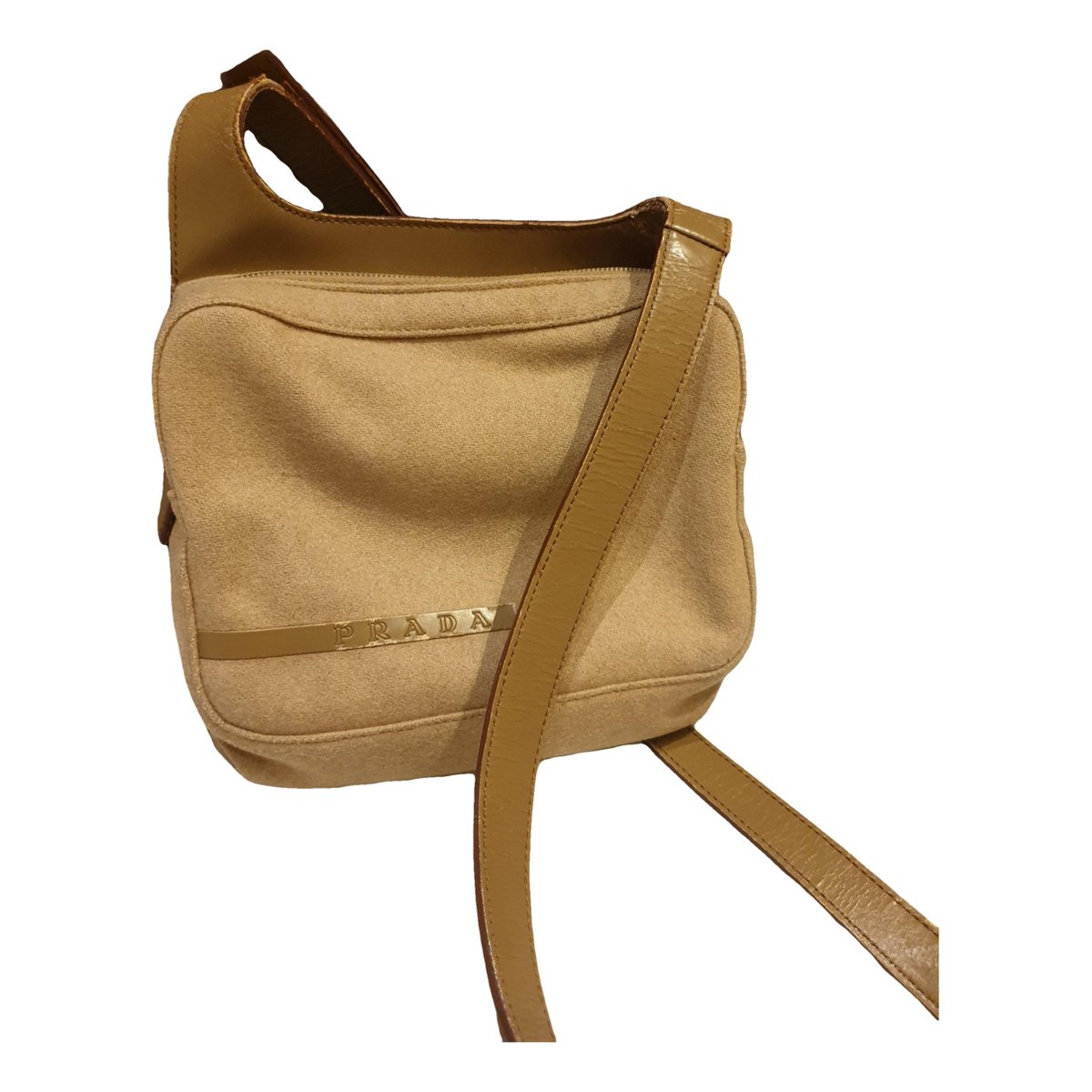 Prada Pocket wool crossbody bag