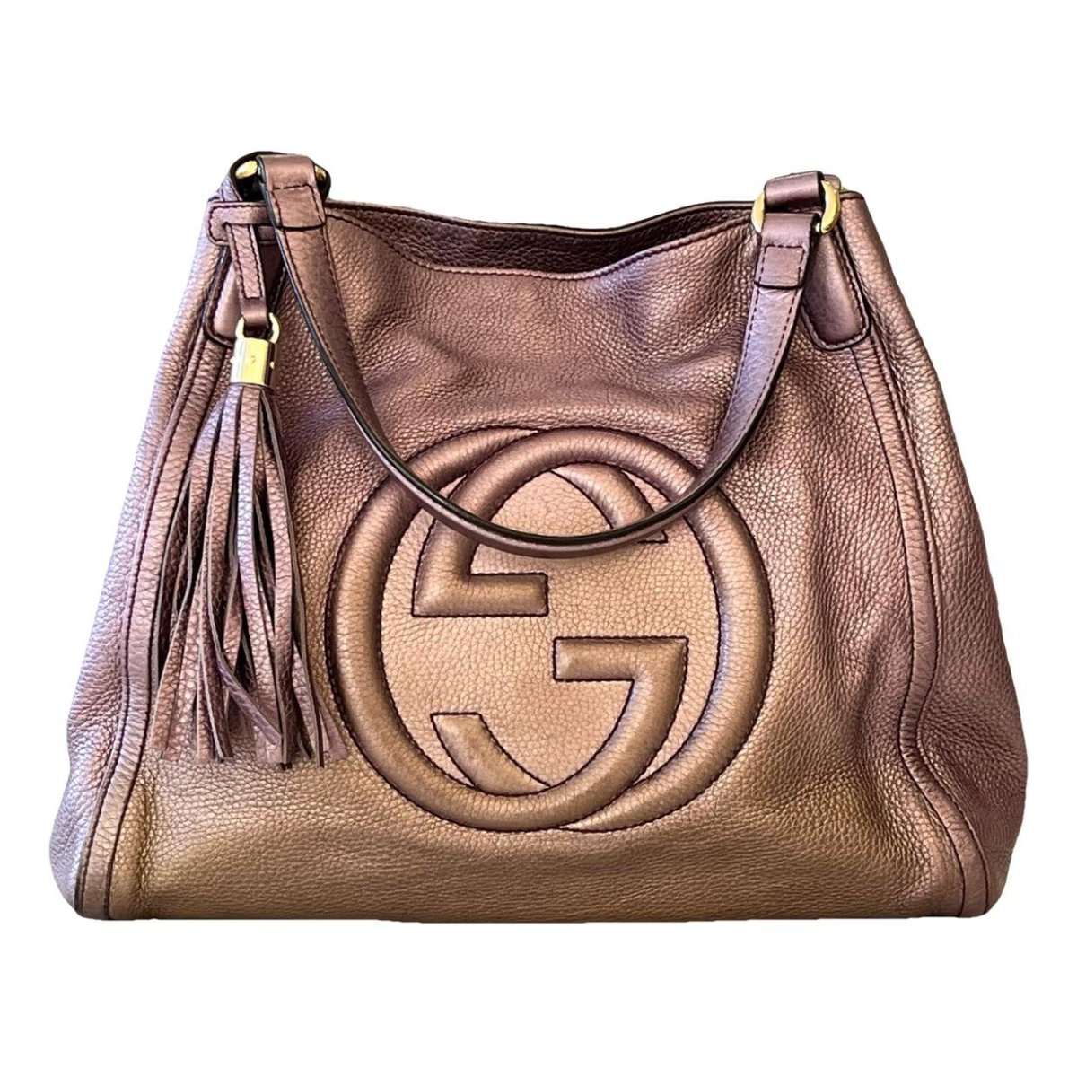 Soho Top Handle leather handbag