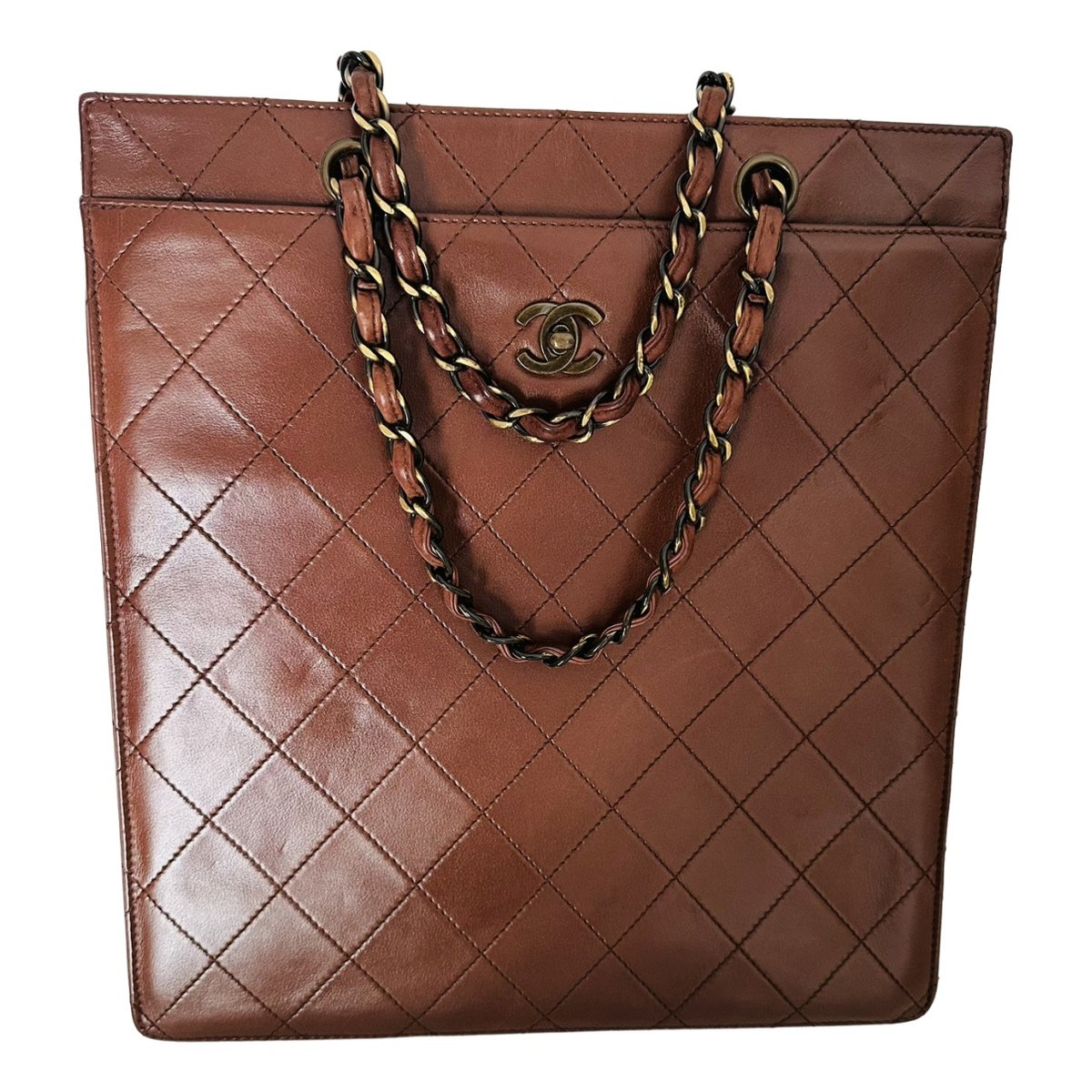 31 Vintage leather tote