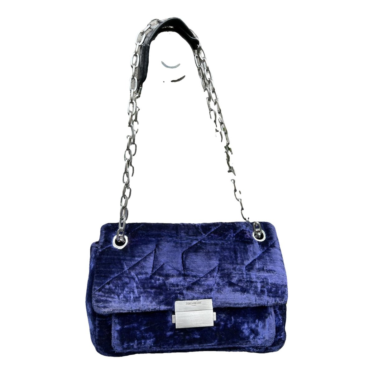 Ziggy XL velvet crossbody bag