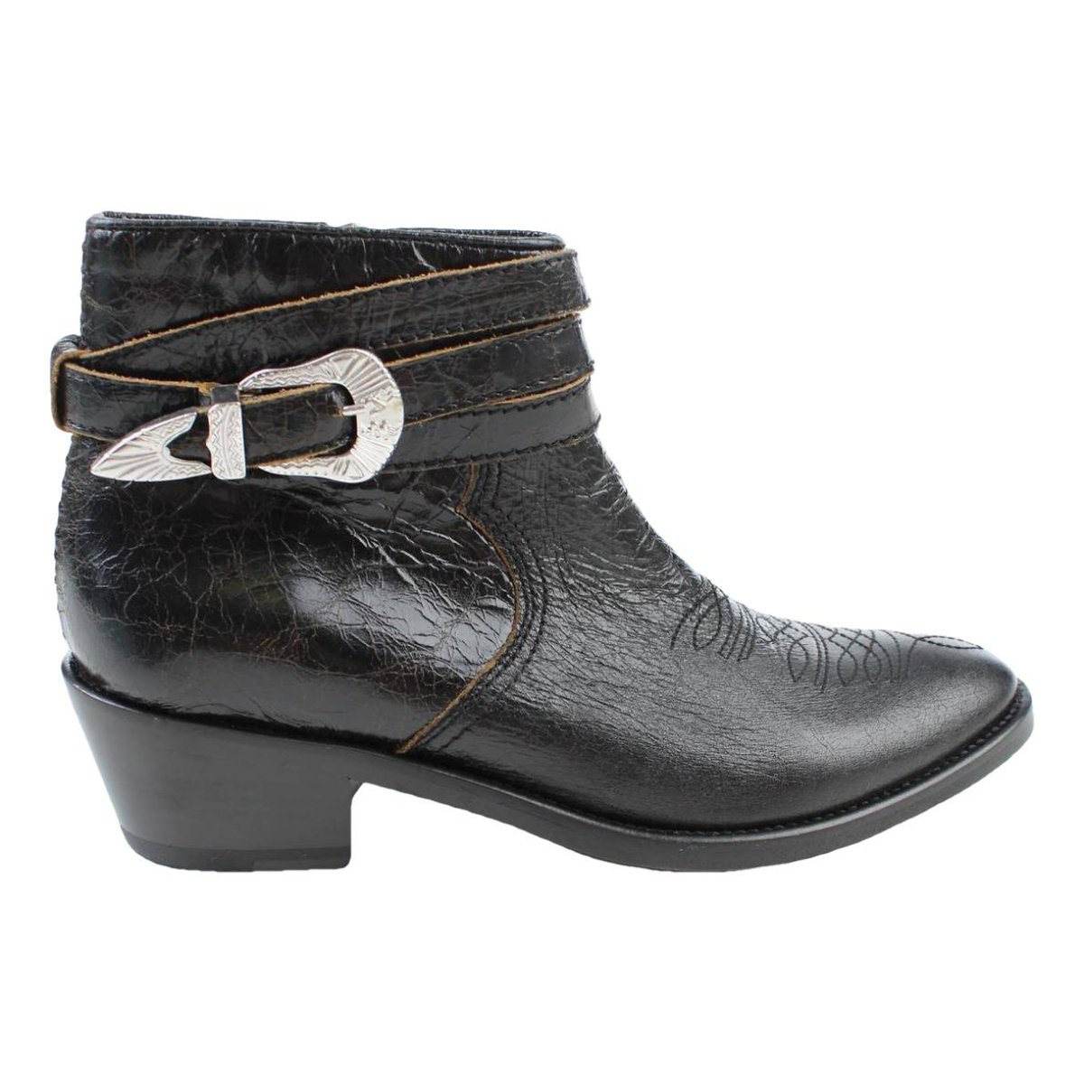 Abby leather biker boots