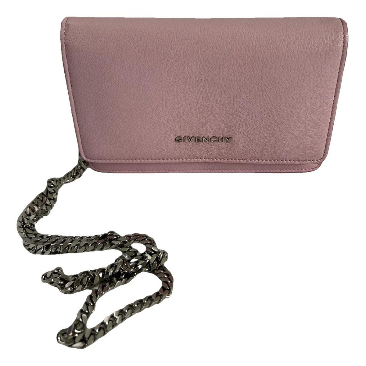 Pandora leather clutch bag