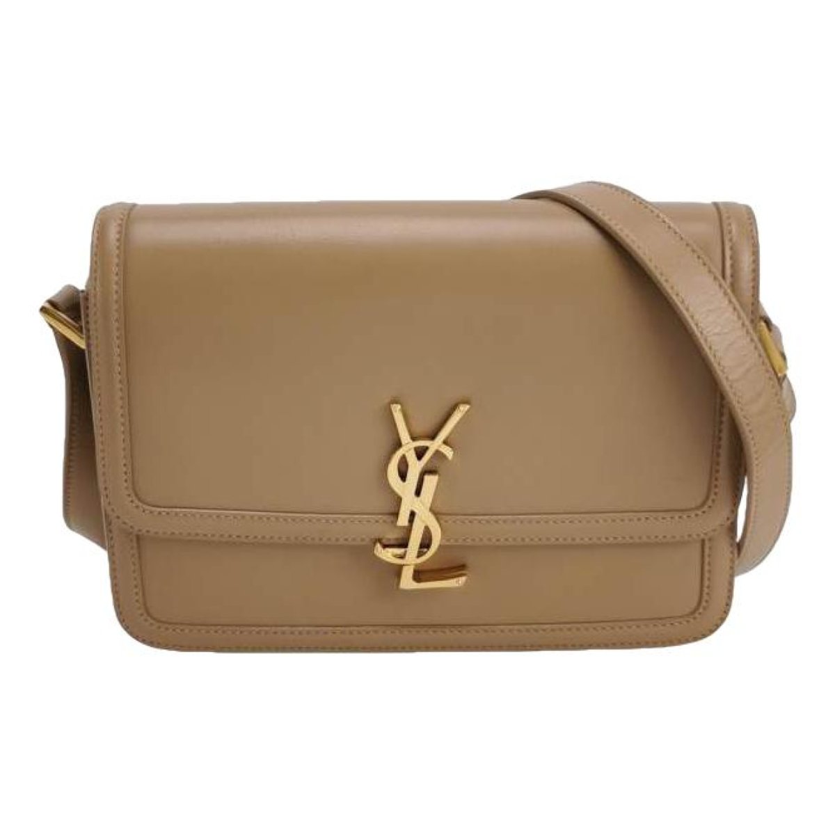 Solférino leather handbag
