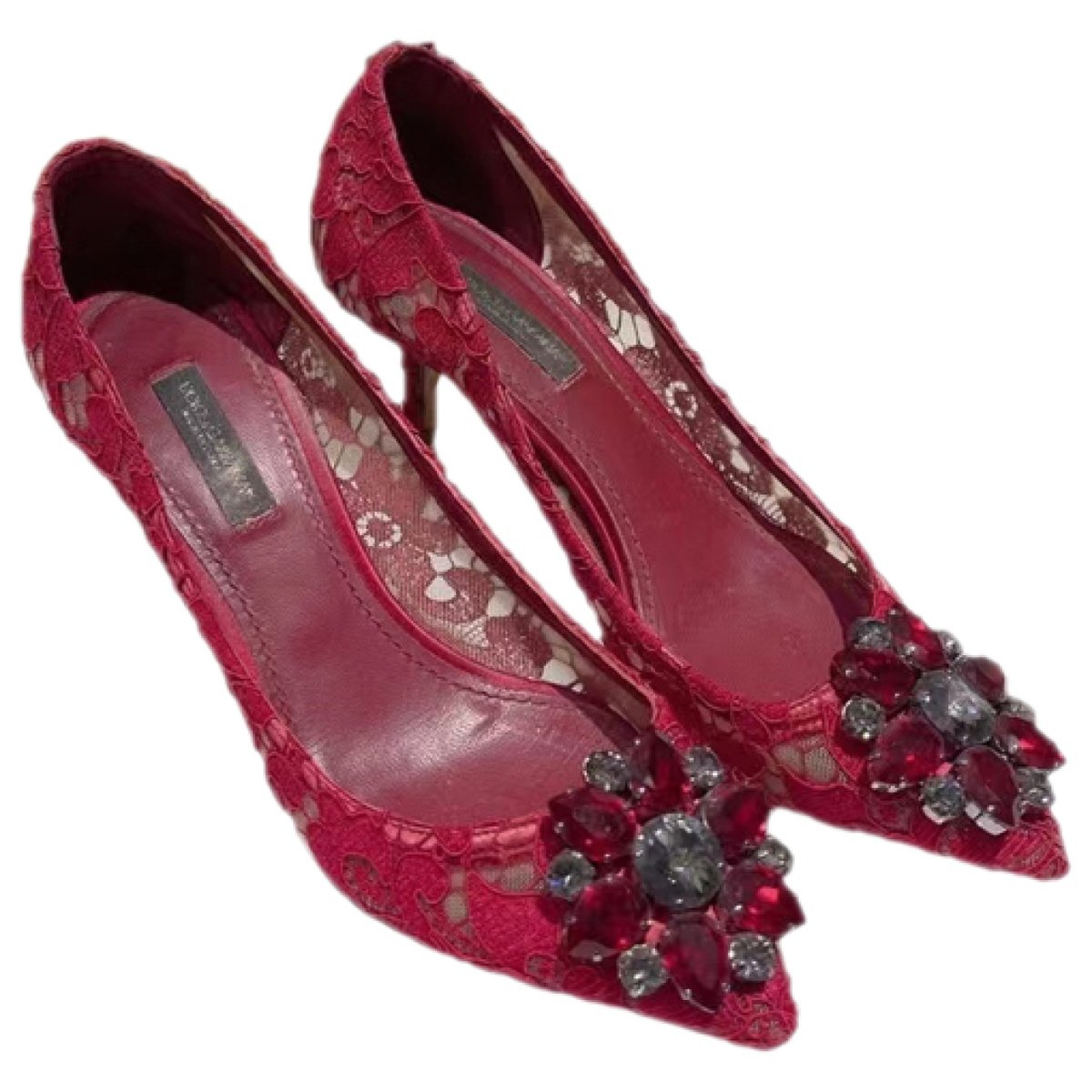 Taormina lace heels