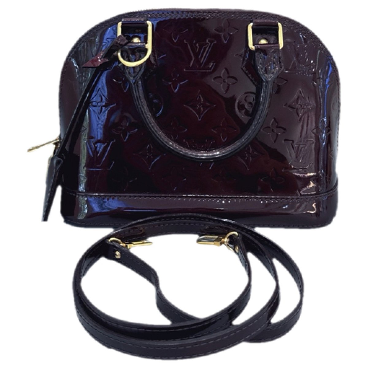 Alma BB patent leather crossbody bag