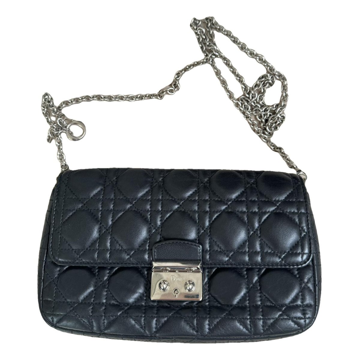 Miss Dior leather clutch bag