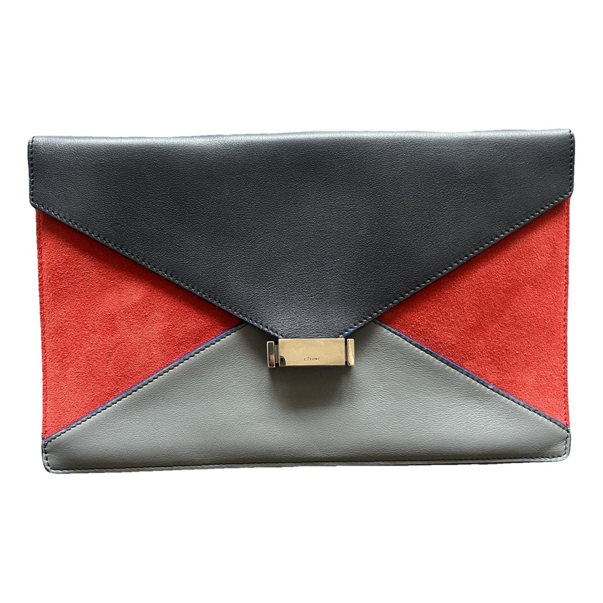Diamond Clutch leather clutch bag