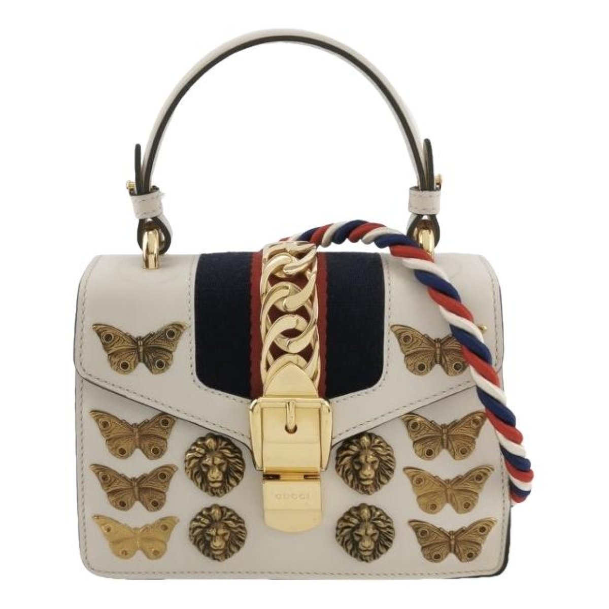 Sylvie Top Handle leather handbag