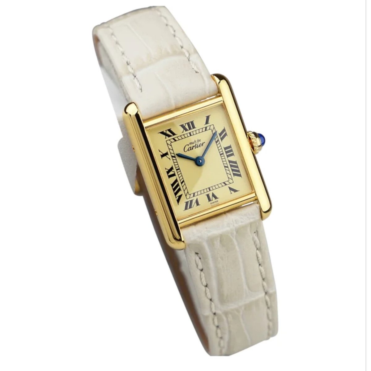 Tank Louis Cartier silver watch