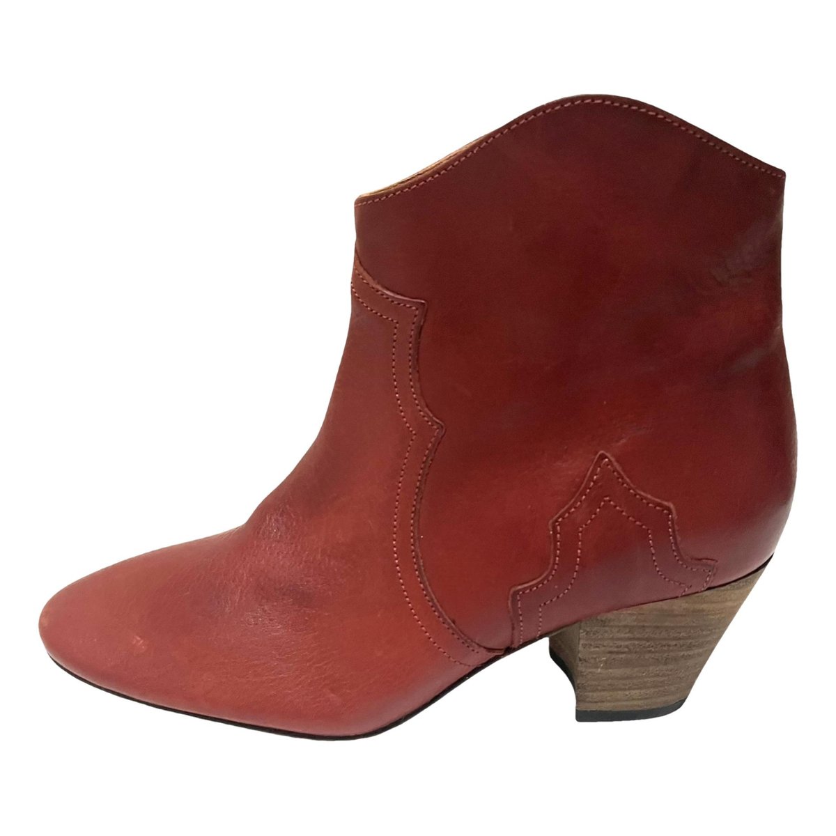 Dicker leather western boots