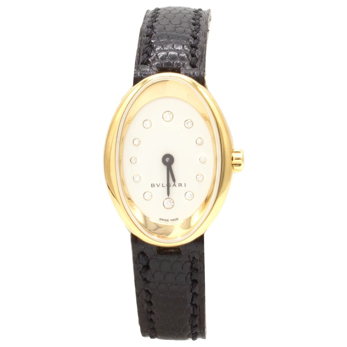 Serpenti yellow gold watch