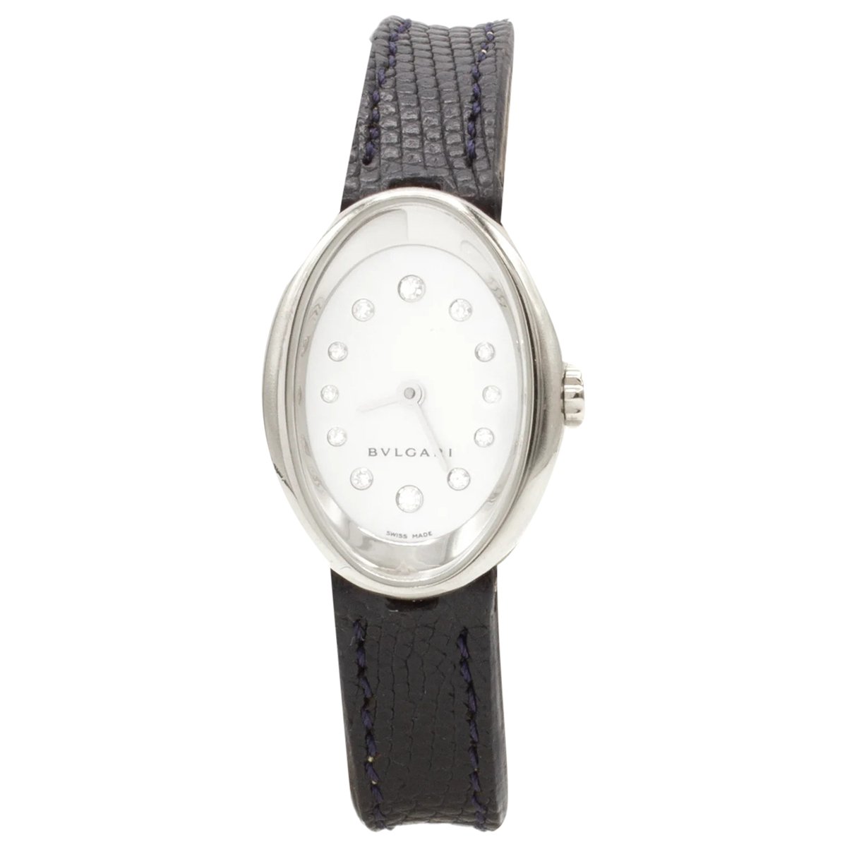 Serpenti white gold watch