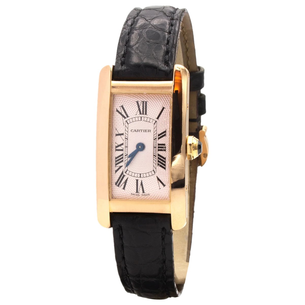 Tank Américaine yellow gold watch