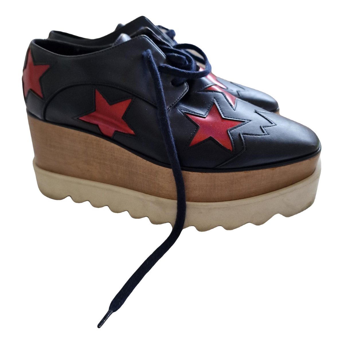 Elyse vegan leather lace ups