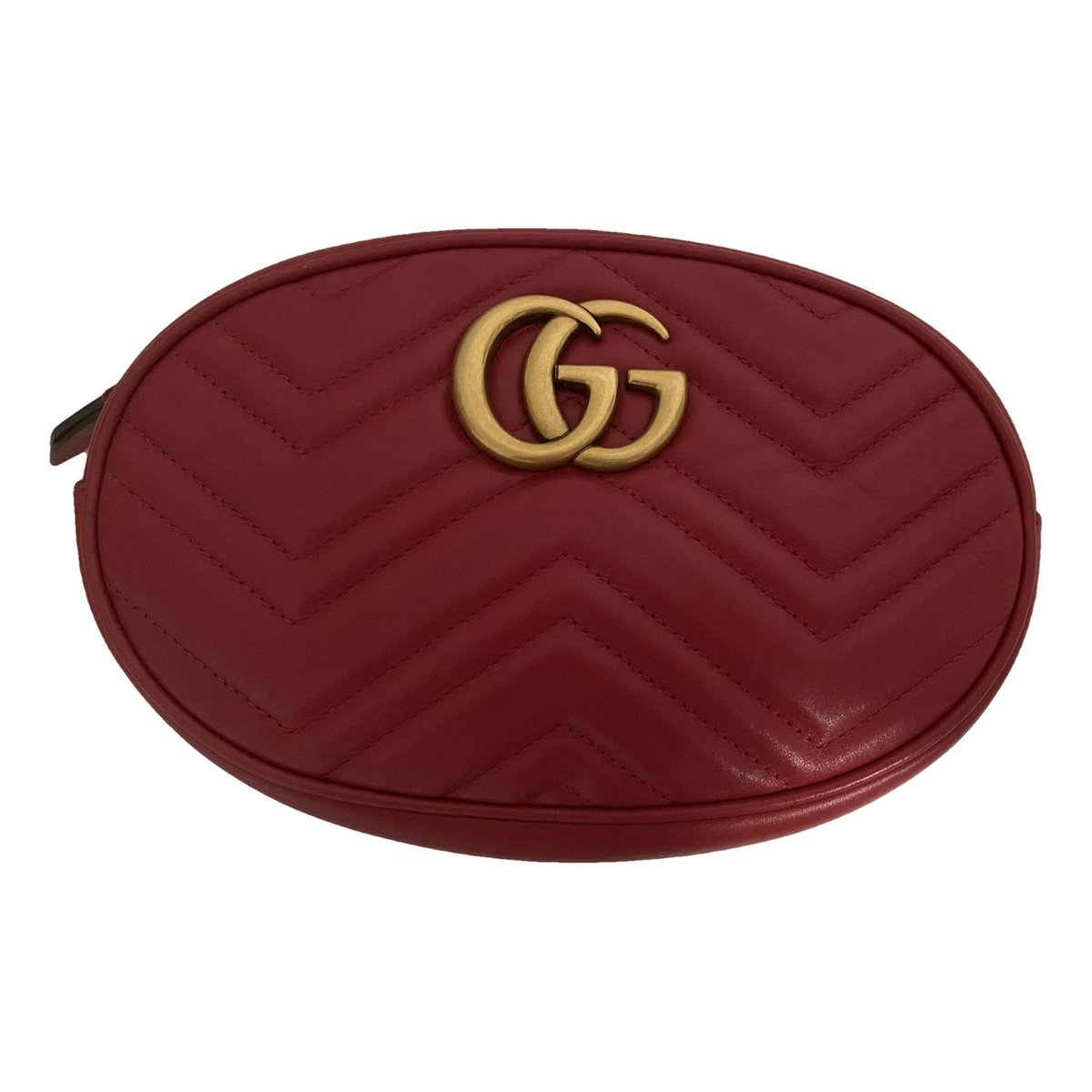 GG Marmont Oval leather handbag