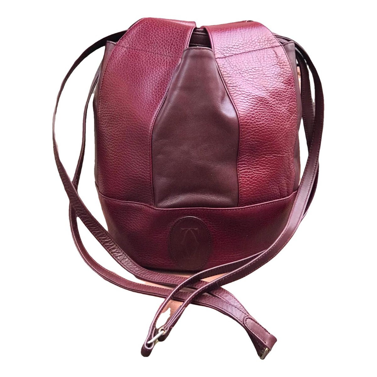 Seau leather handbag