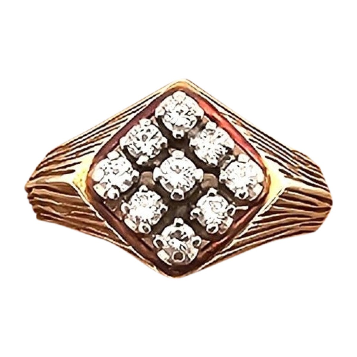 Chevalières yellow gold ring