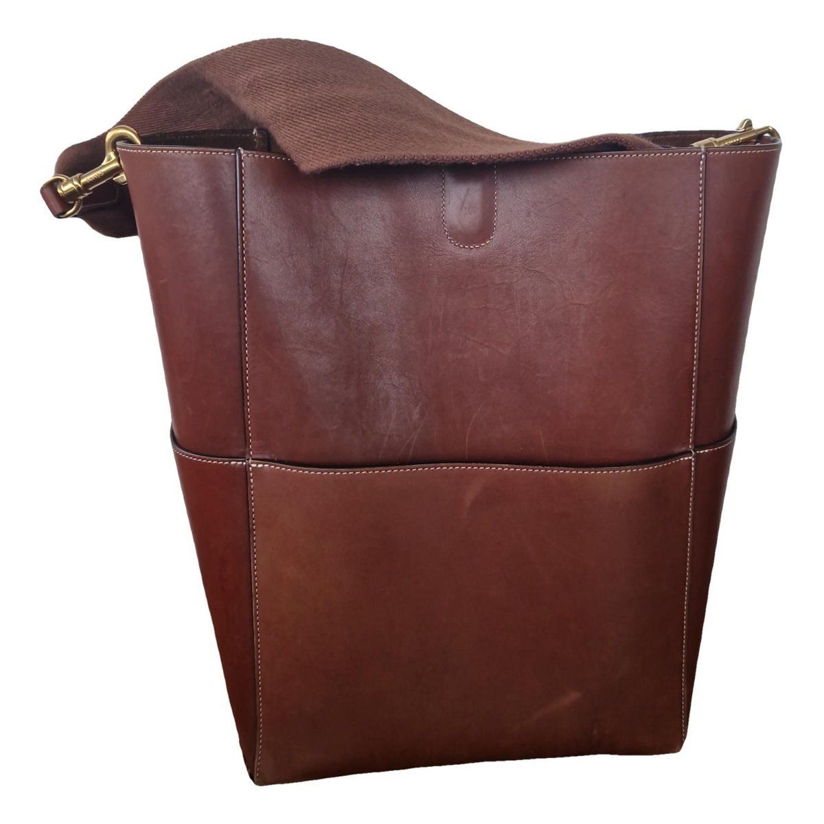 Seau Sangle leather tote