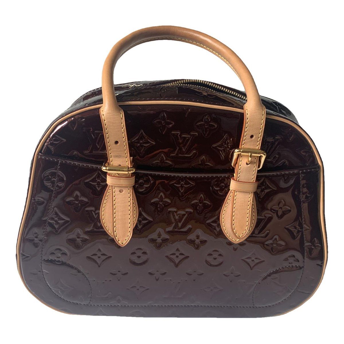 Summit patent leather handbag