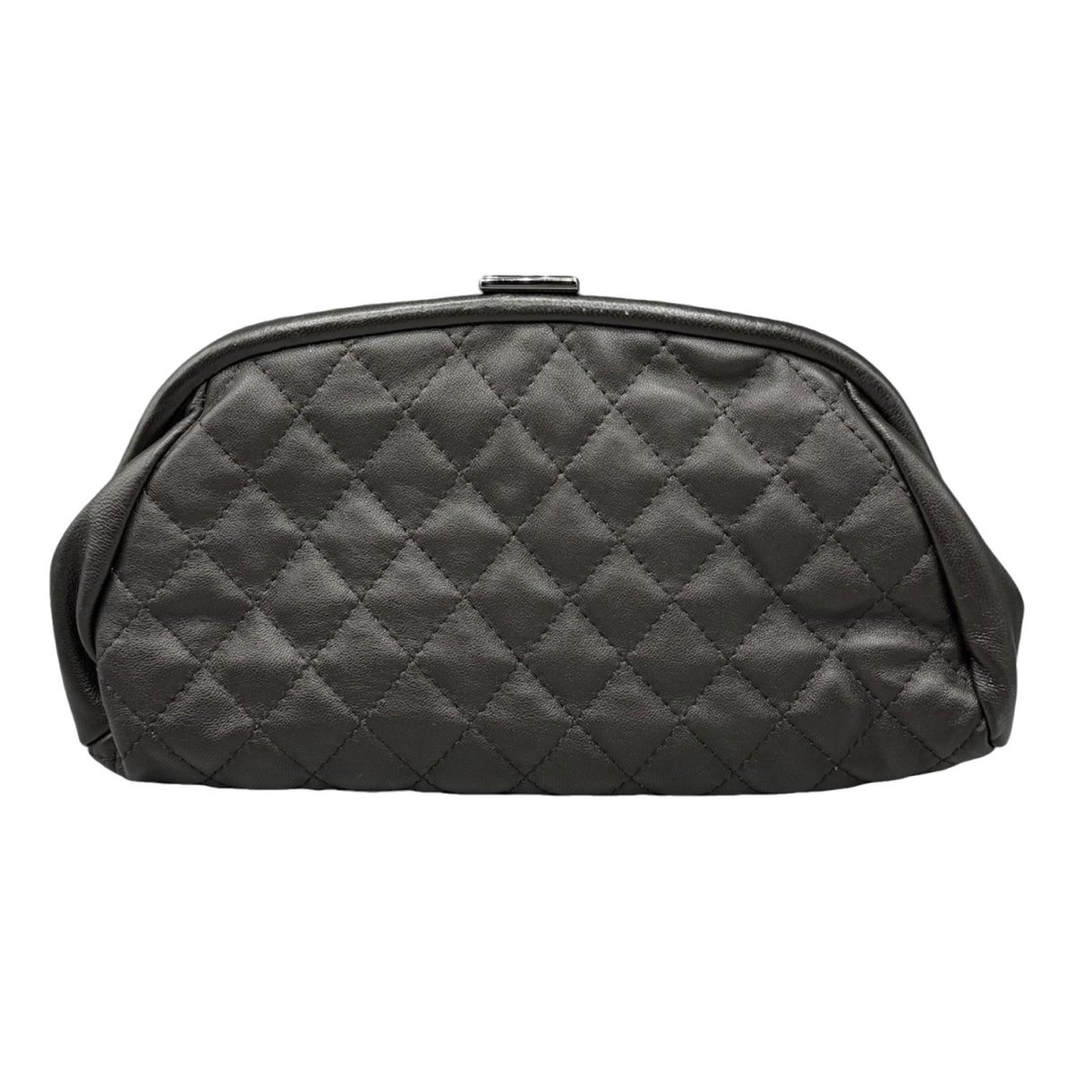 Mademoiselle leather clutch bag