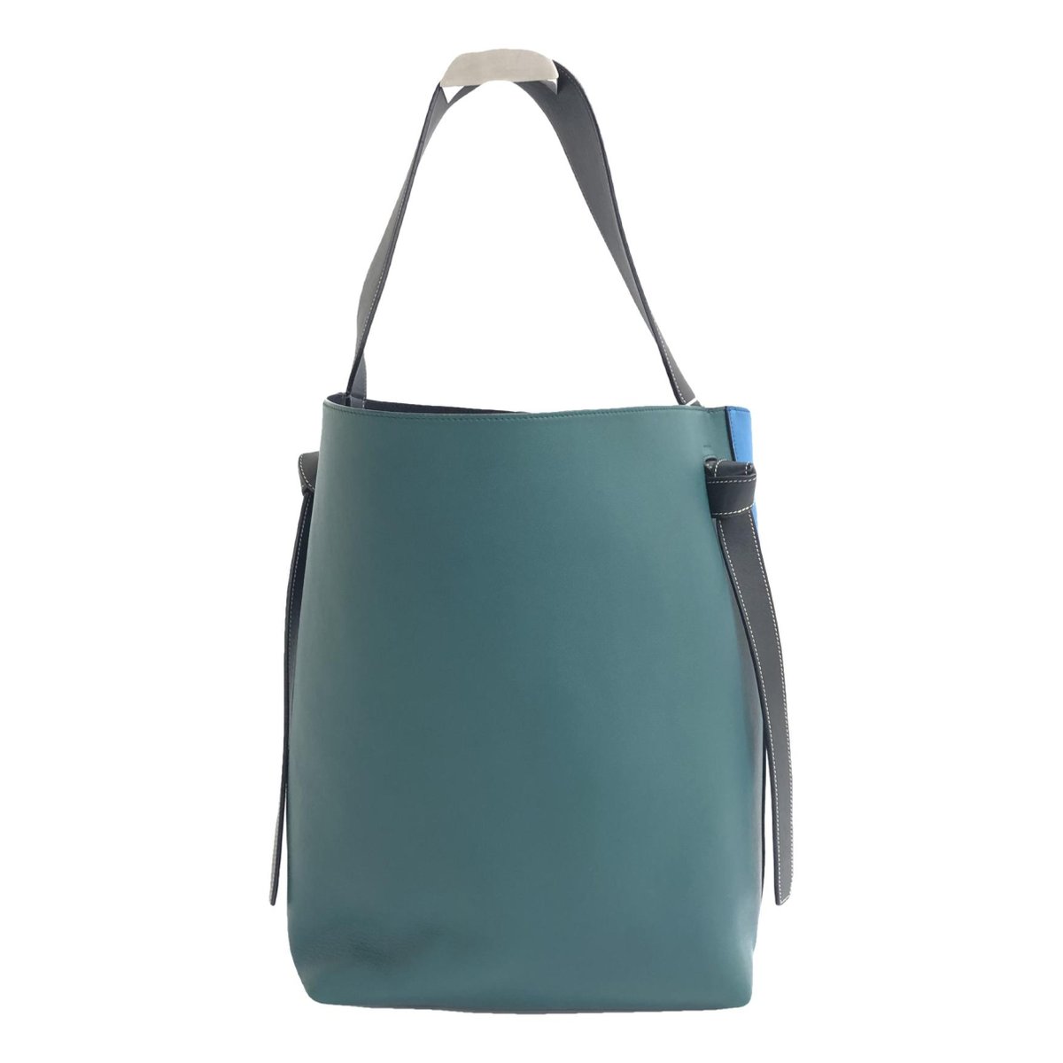Twisted leather tote