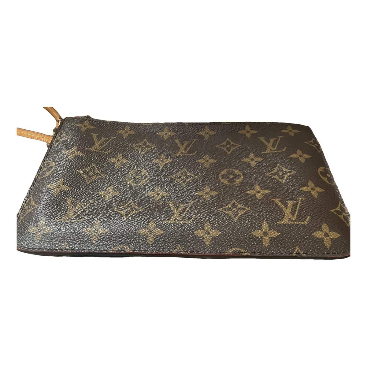 Neverfull leather clutch bag