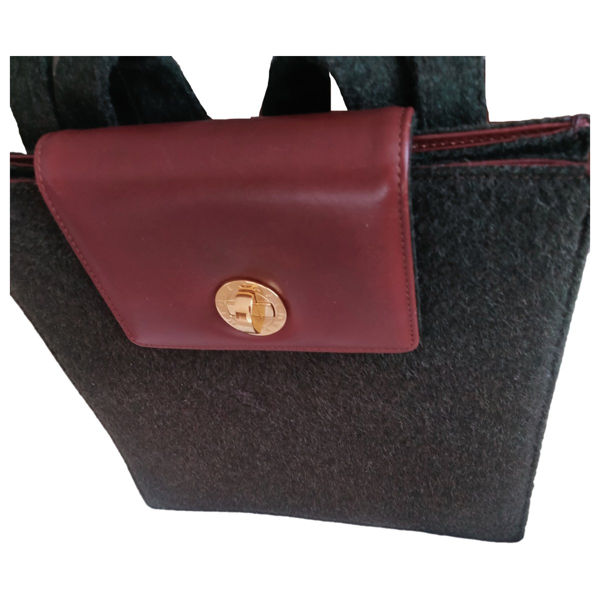 Bulgari wool handbag