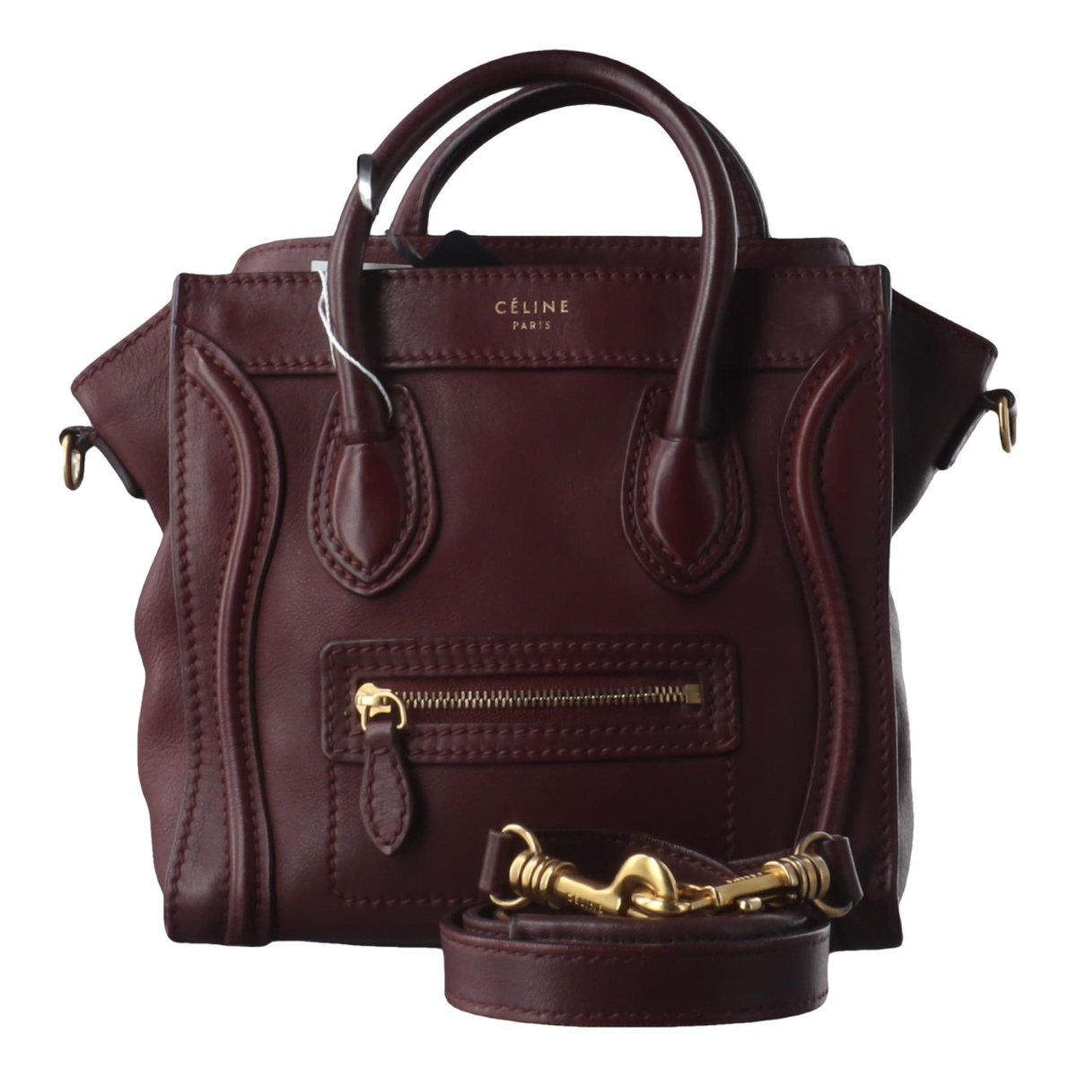 Nano Luggage leather handbag