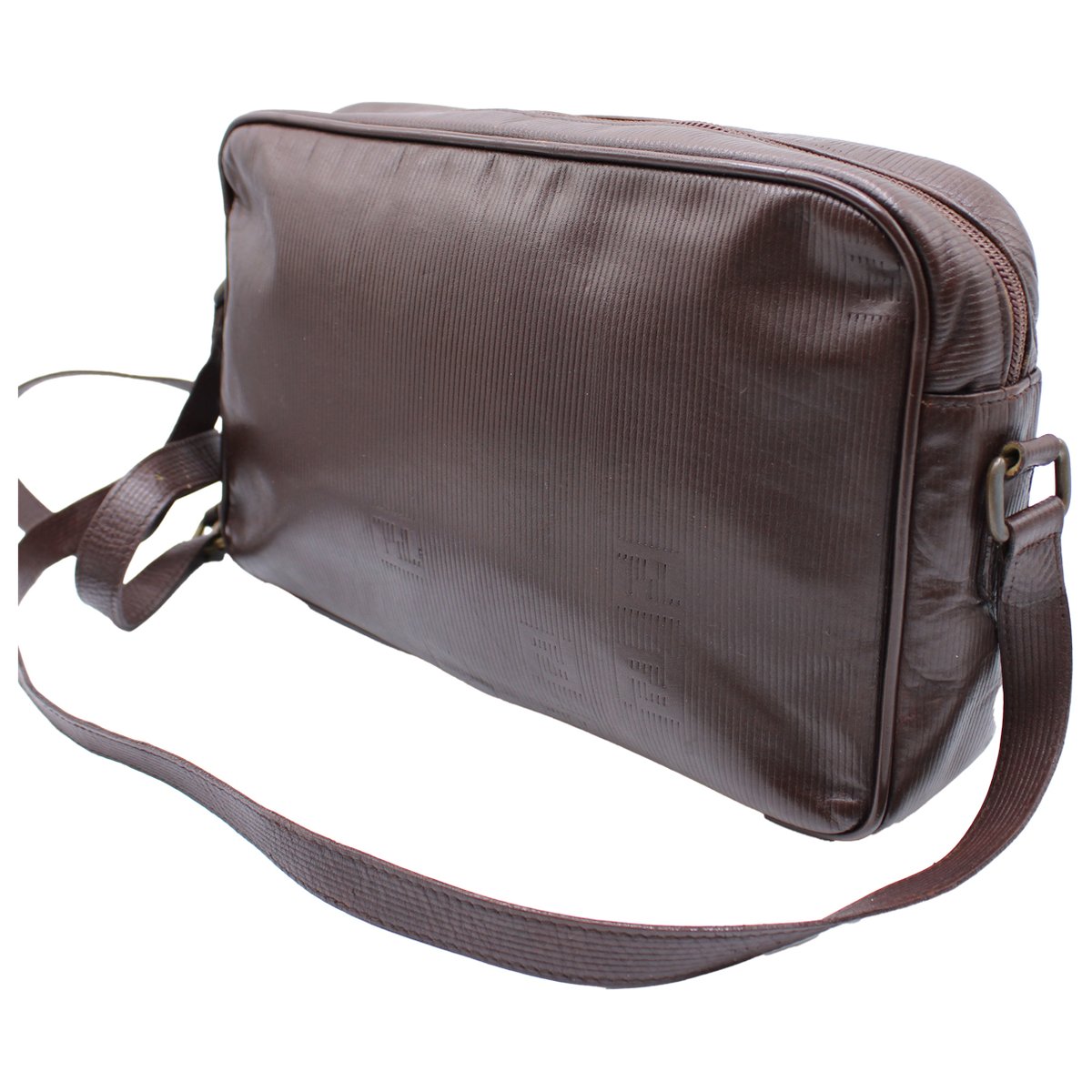 Camera case leather crossbody bag