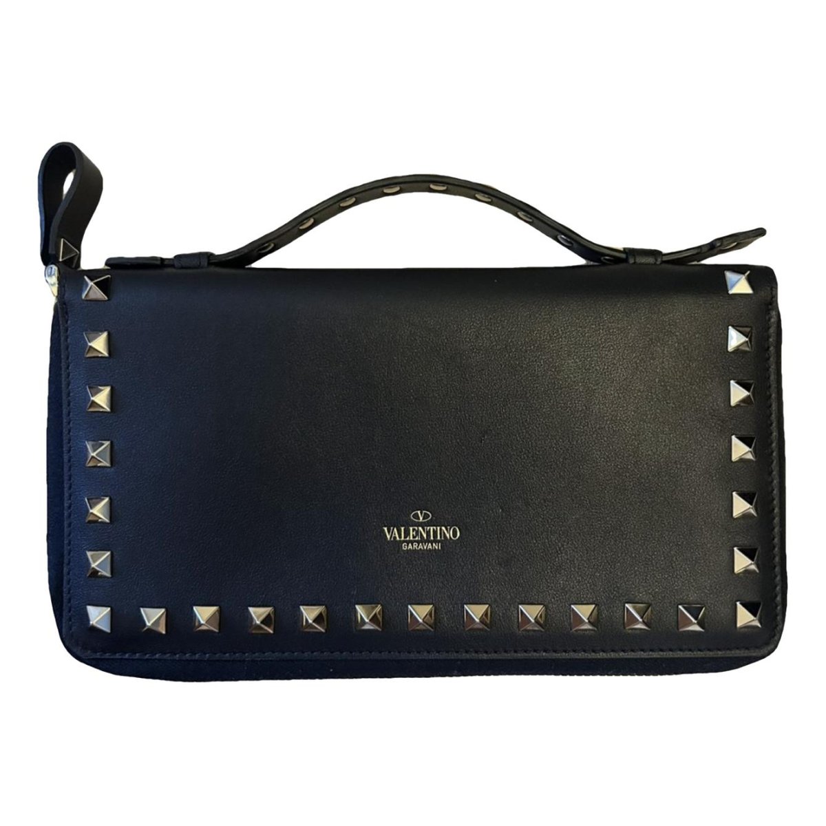 Rockstud Hobo leather satchel