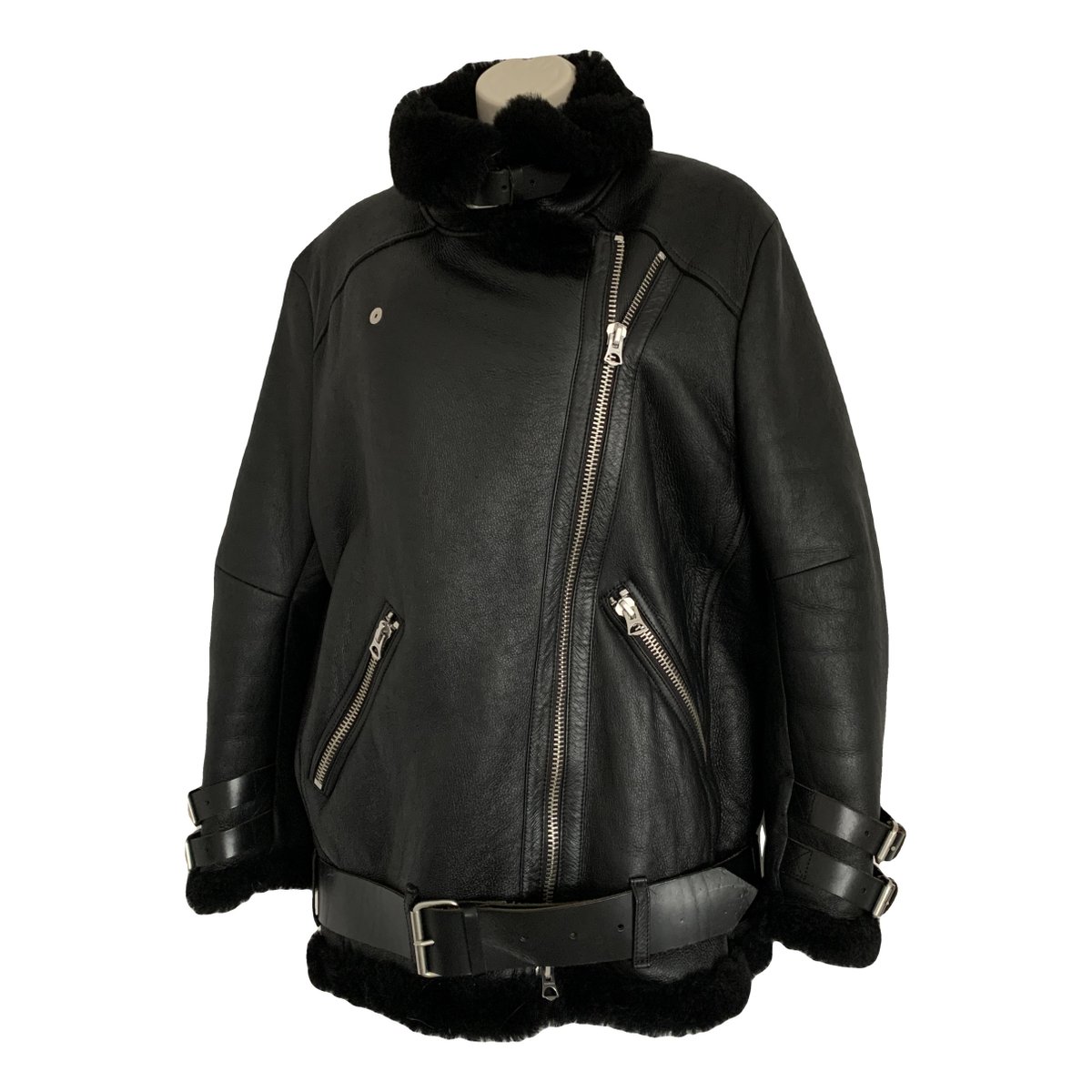 Velocite leather biker jacket