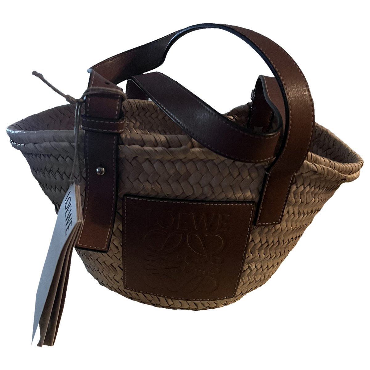 Basket Bag leather tote