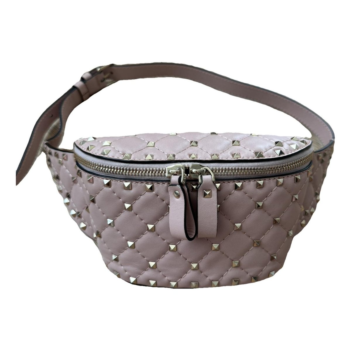 Rockstud spike leather backpack