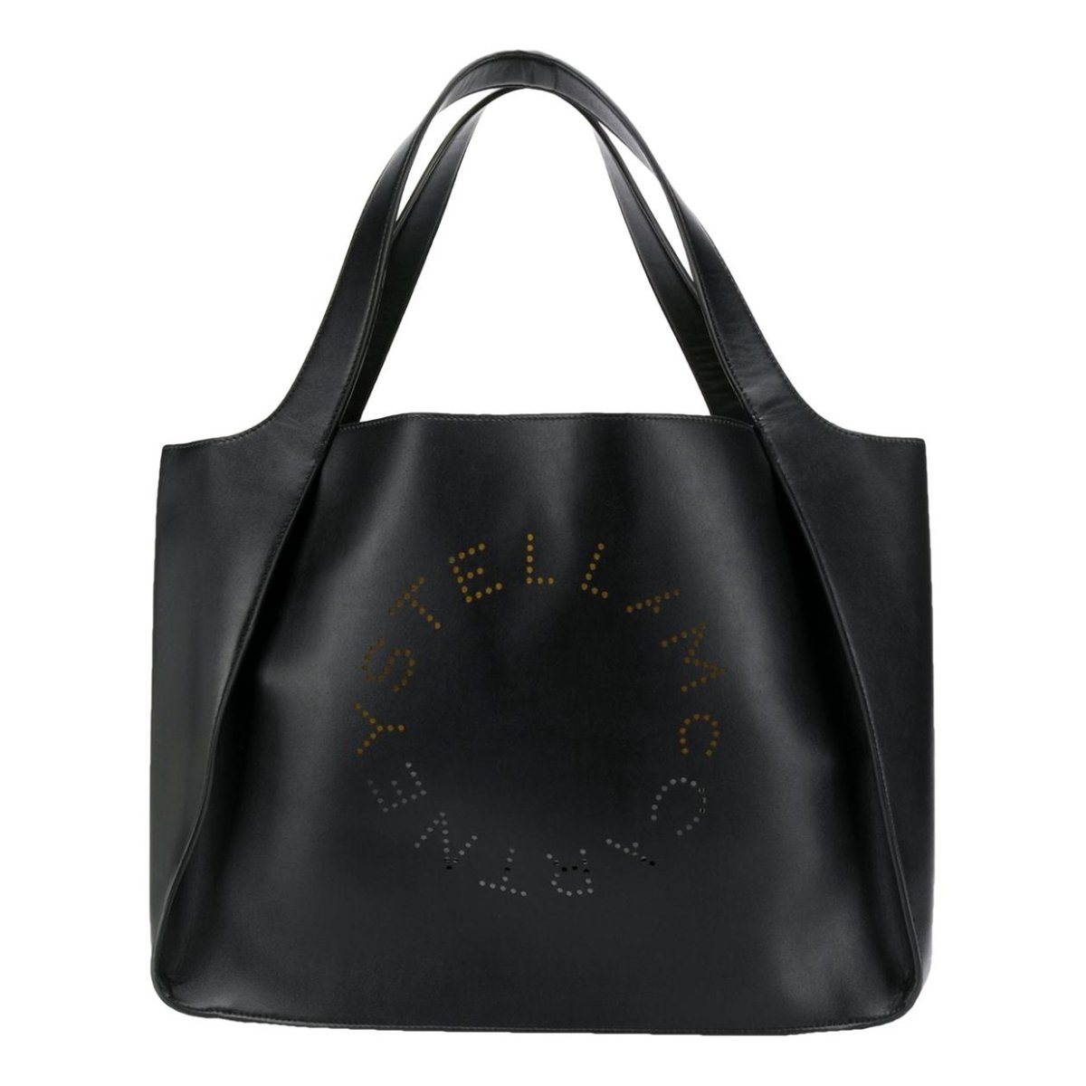 Logo vegan leather handbag