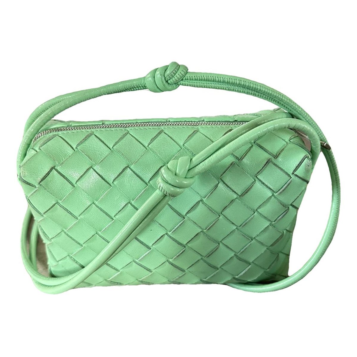 Loop leather handbag