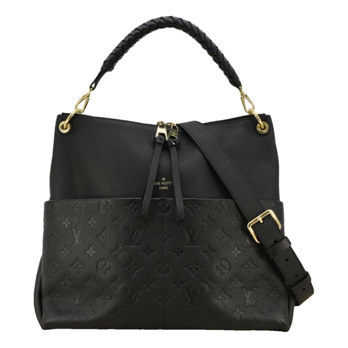 Maida leather handbag