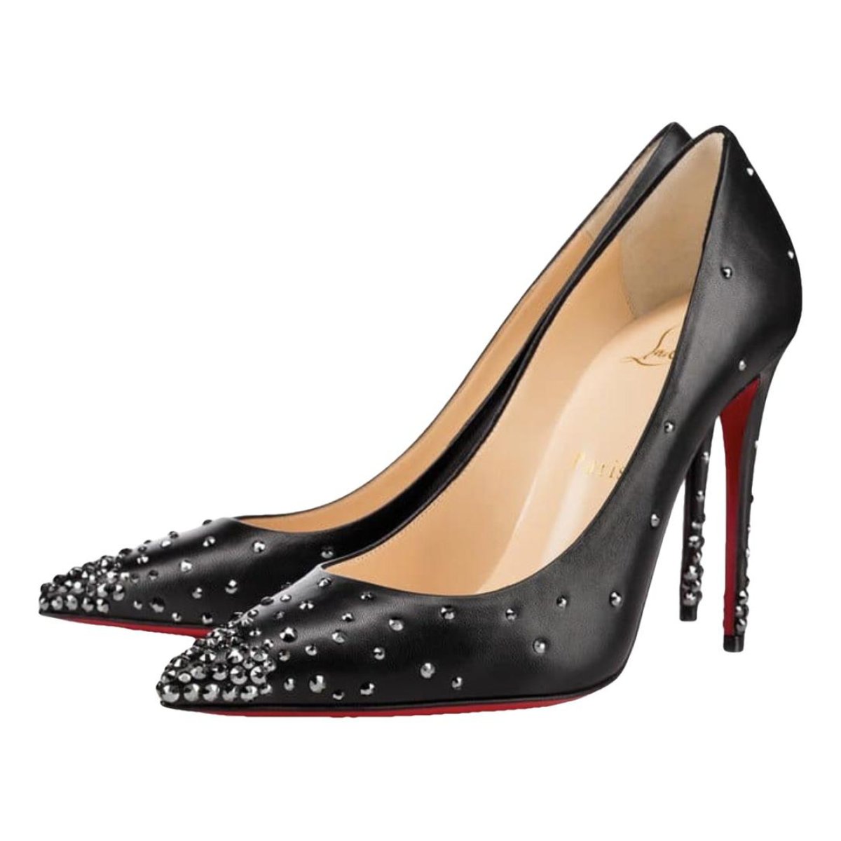 Degrastrass leather heels