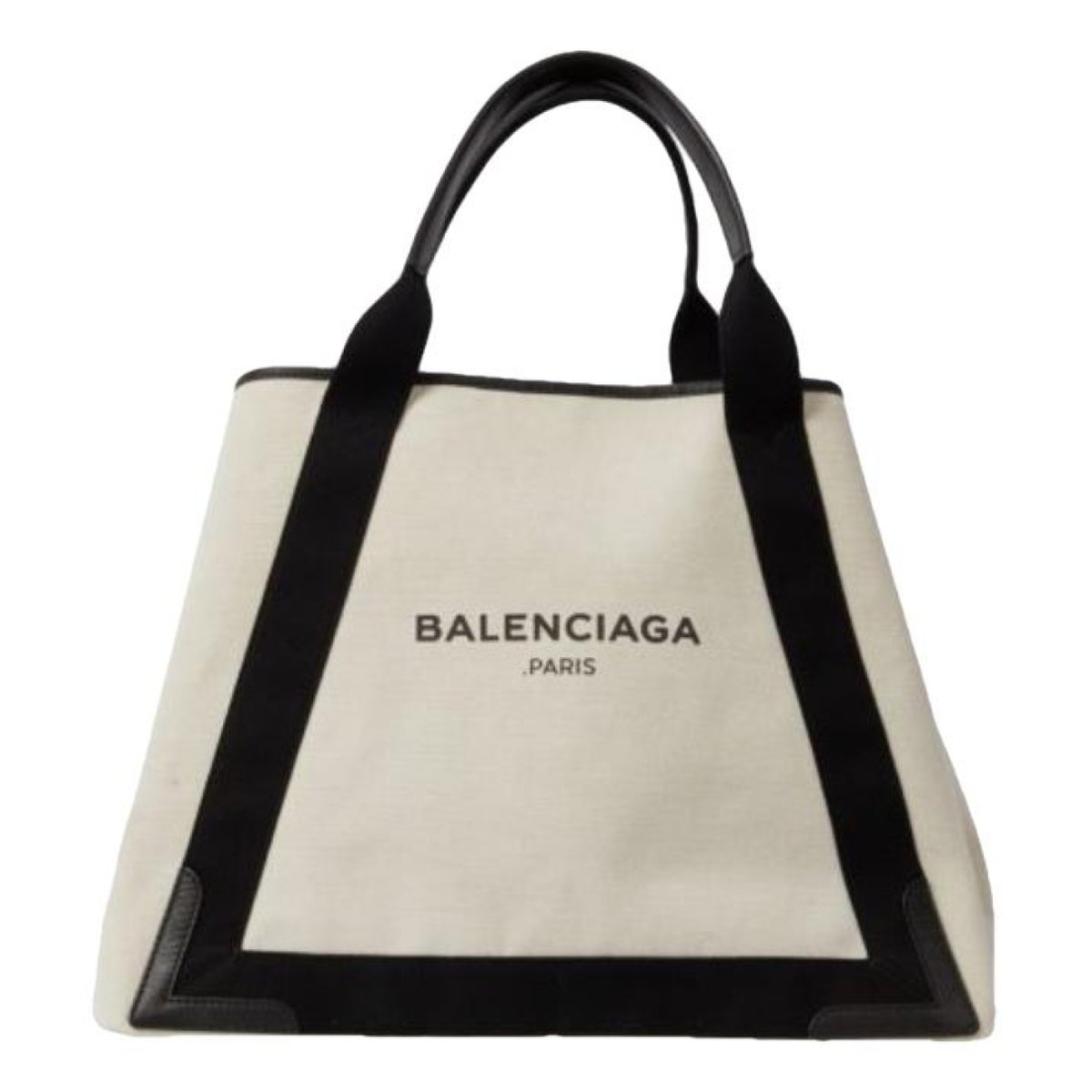 Navy cabas cloth tote