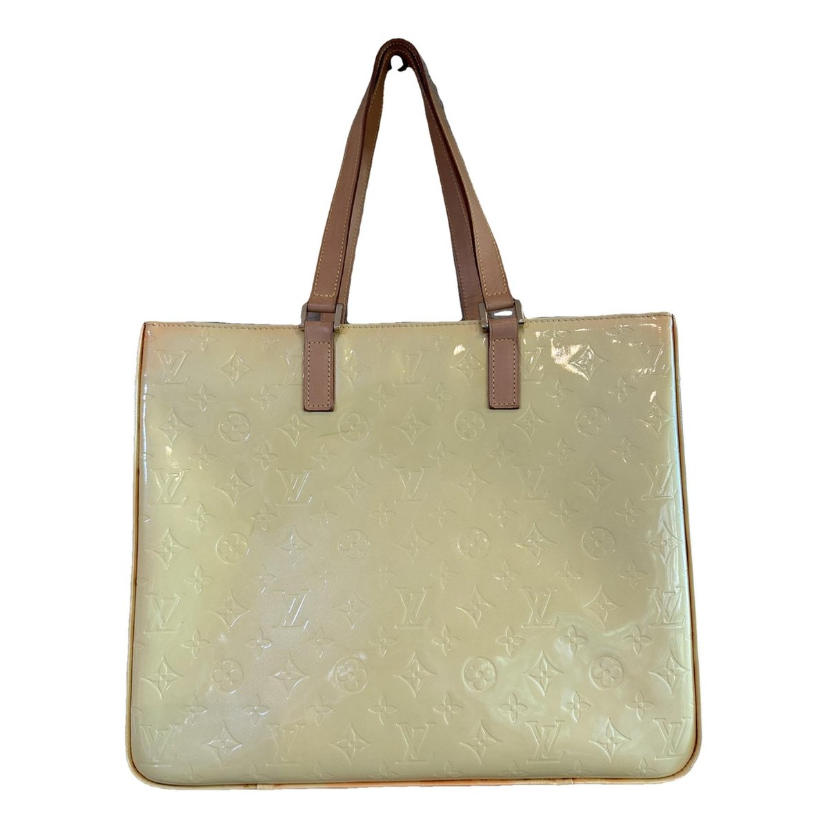 Columbus patent leather handbag